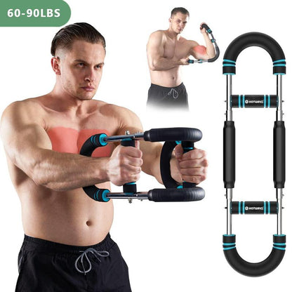 HOTWAVE Arm Trainer, Adjustable Chest Workout Equipment, Arm Trainer for Men, Chest Trainer for Men, Shoulder Muscle Training, Portable Spring Resistance Home Fitness Equipment Tiktokshopblackfriday