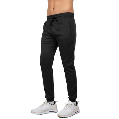 Men'S Multi Pack Performance Tech Joggers Sweatpants with Heat Seal Zipper Side Pockets