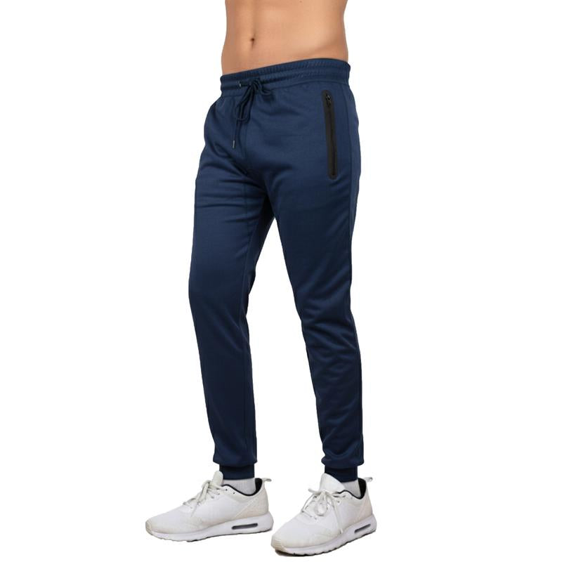 Men'S Multi Pack Performance Tech Joggers Sweatpants with Heat Seal Zipper Side Pockets