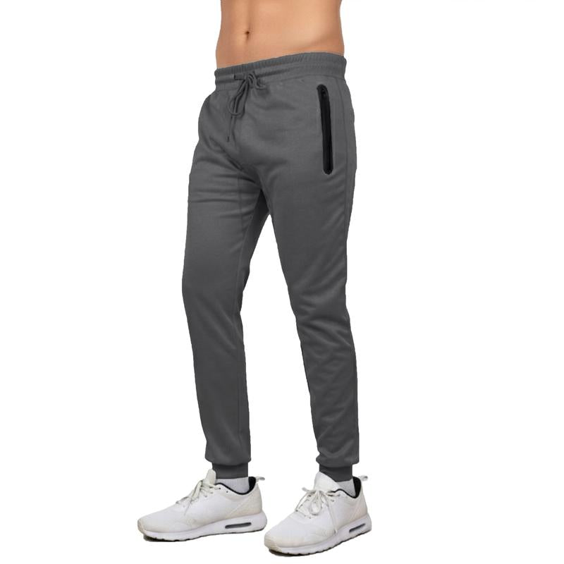 Men'S Multi Pack Performance Tech Joggers Sweatpants with Heat Seal Zipper Side Pockets